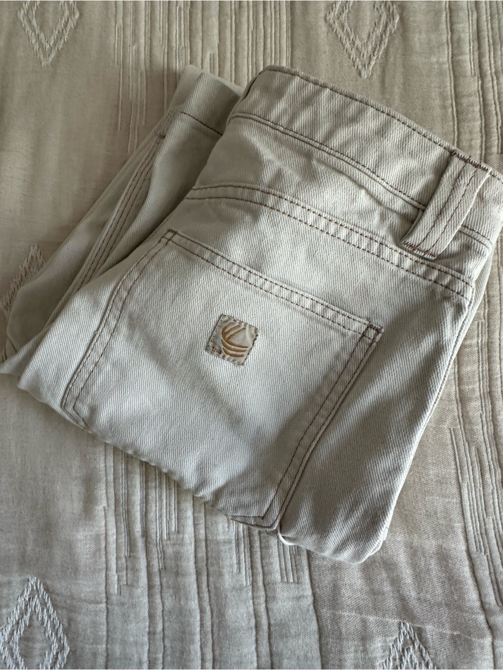 TNA Women's Slim Jeans in Light Beige